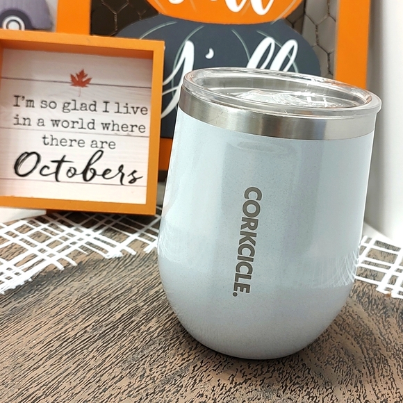 👻 EUC Corkcicle Brand 12 oz. Hot/Cold Insulated Stainless Wine/Coffee Thermos - Picture 4 of 7